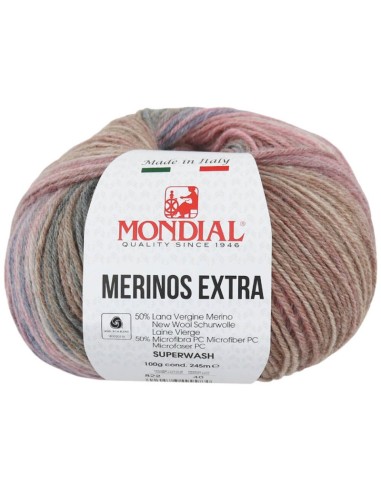 MERINO EXTRA STAMPE 100GR COL 822 MONDIAL