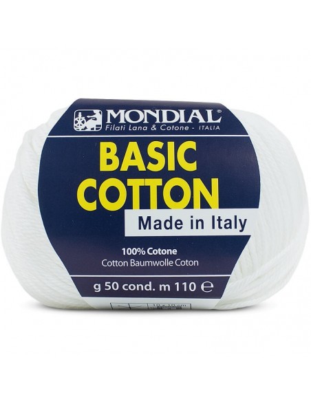 BASIC COTTON 50GR COL 100 MONDIAL