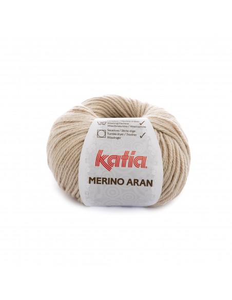 MERINO ARAN 100GR COL 10 KATIA