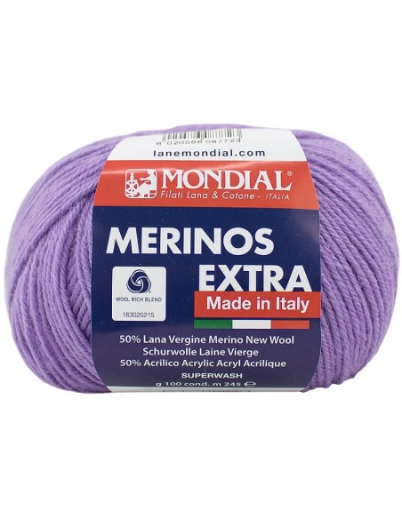 MERINO EXTRA 100GR COL 155 MONDIAL