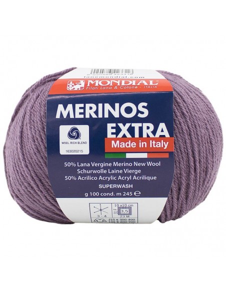 MERINO EXTRA 100GR COL 228 MONDIAL