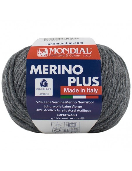 MERINO PLUS 100GR COL 702 MONDIAL