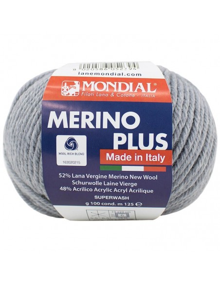 MERINO PLUS 100GR COL 701 MONDIAL