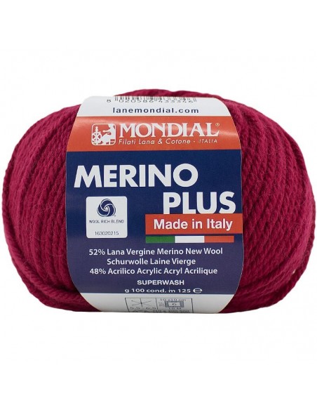 MERINO PLUS 100GR COL 250 MONDIAL